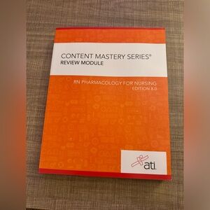 Content Mastery Series Review Module: RN Pharmacy For Nursing (Edition 8.0)